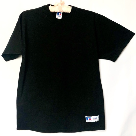 Vintage Russell Athletic black short sleeve tee - Picture 4 of 4